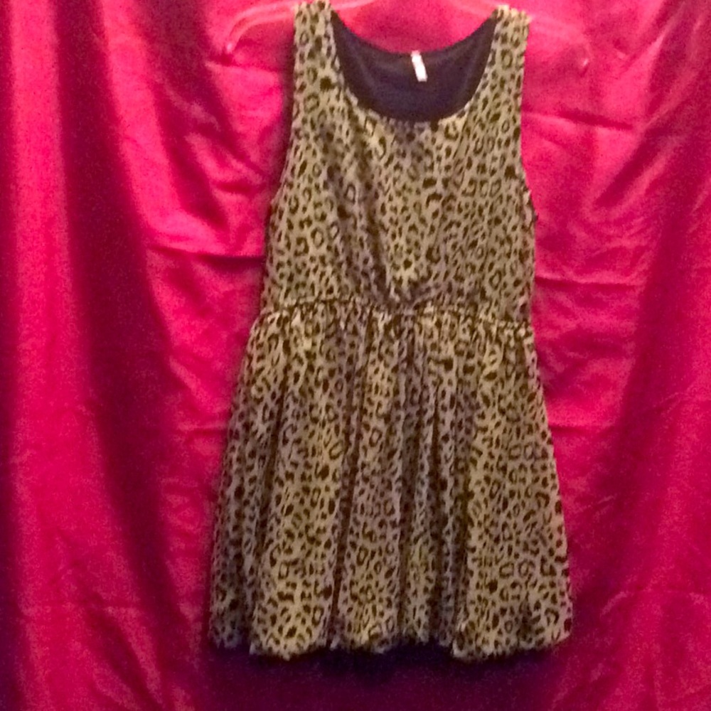 Elegance Beige And Black Dress.